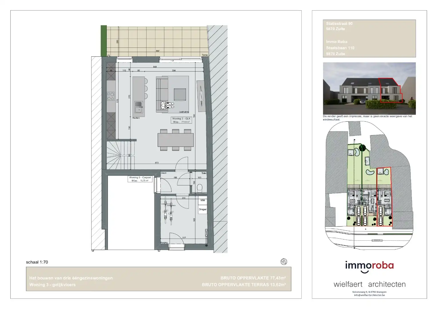 OPENDEUR 24/10 van 10h tot 12h!  Knappe nieuwbouwwoningen in het centrum van Zulte. Aankoop met 6% BTW mogelijk. foto 14