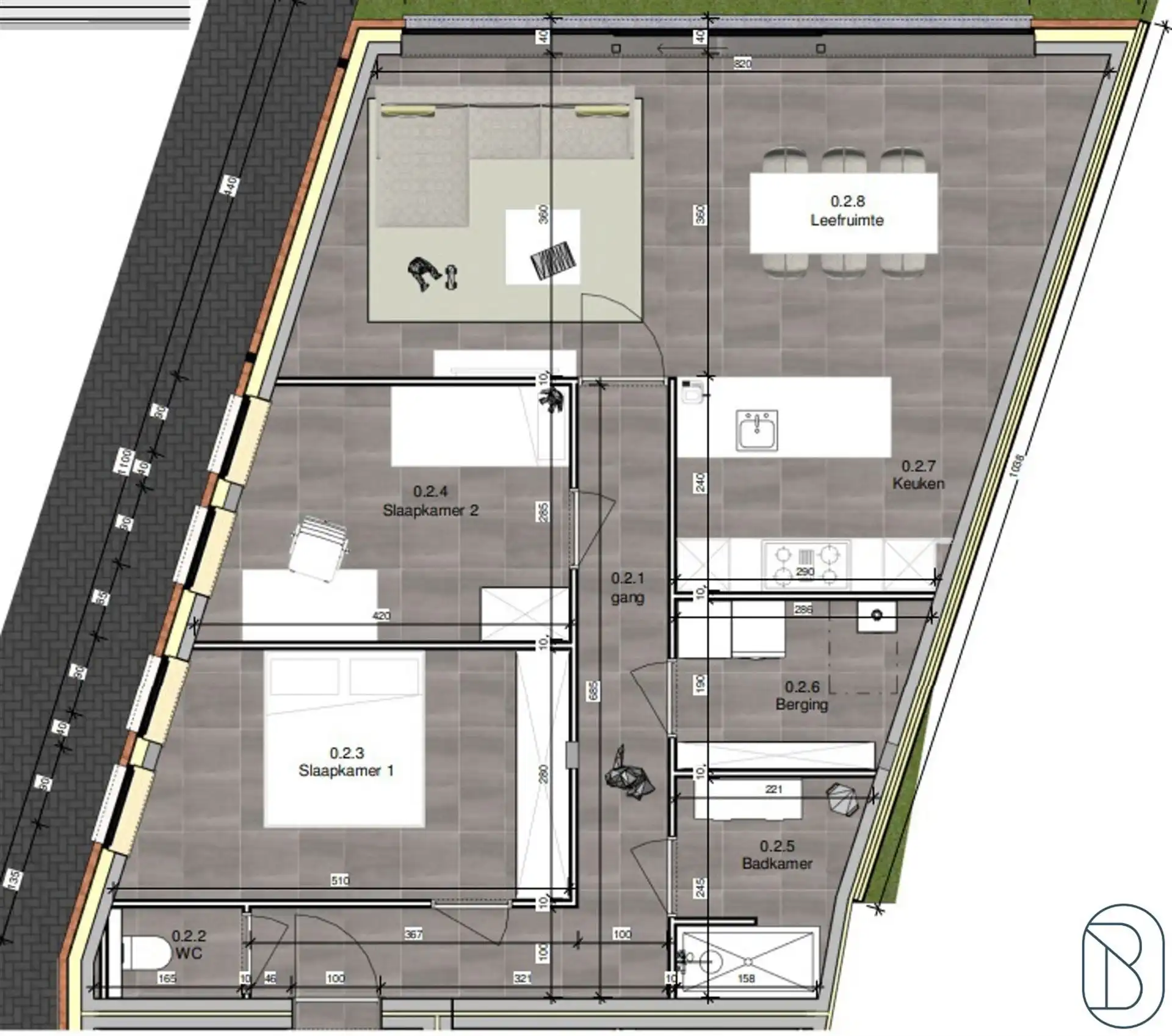 Leuk recent (bj 2023) gelijkvloers appartement met tuin! foto 7