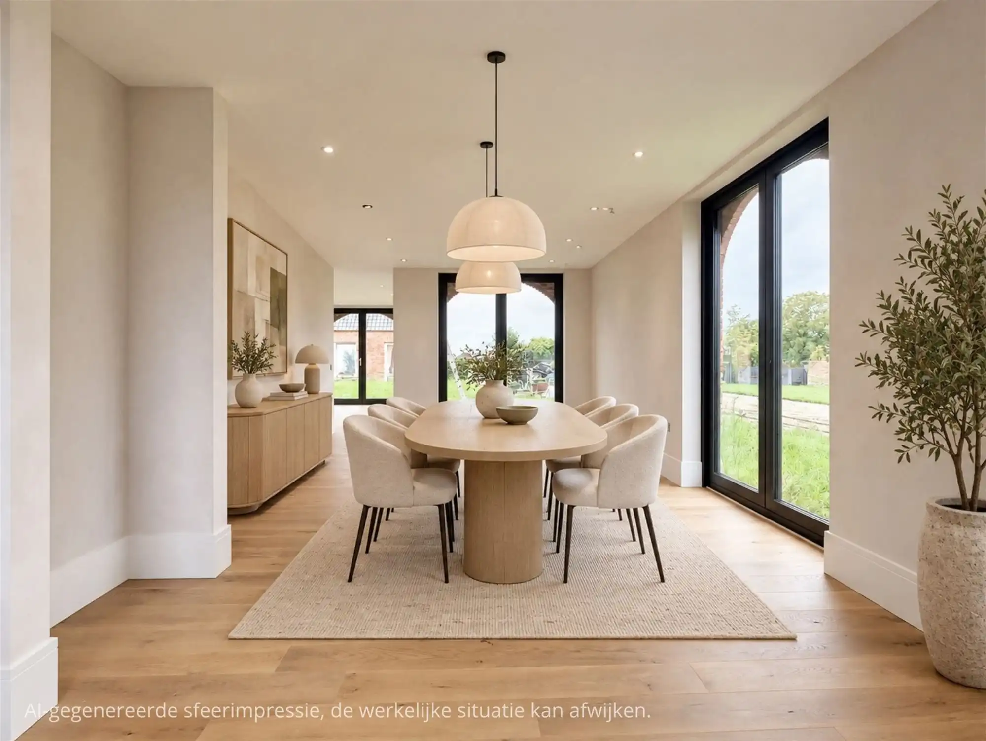 Prachtige ruwbouw woning met afgewerkt bijgebouw te koop! foto 9