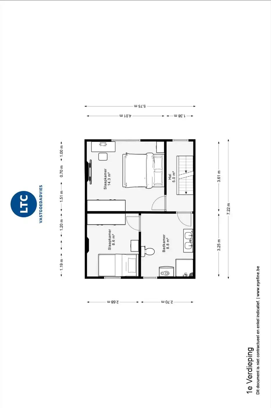 Instapklare rijwoning in het landelijke Linter, 2 slaapkamers, met tuin foto 21