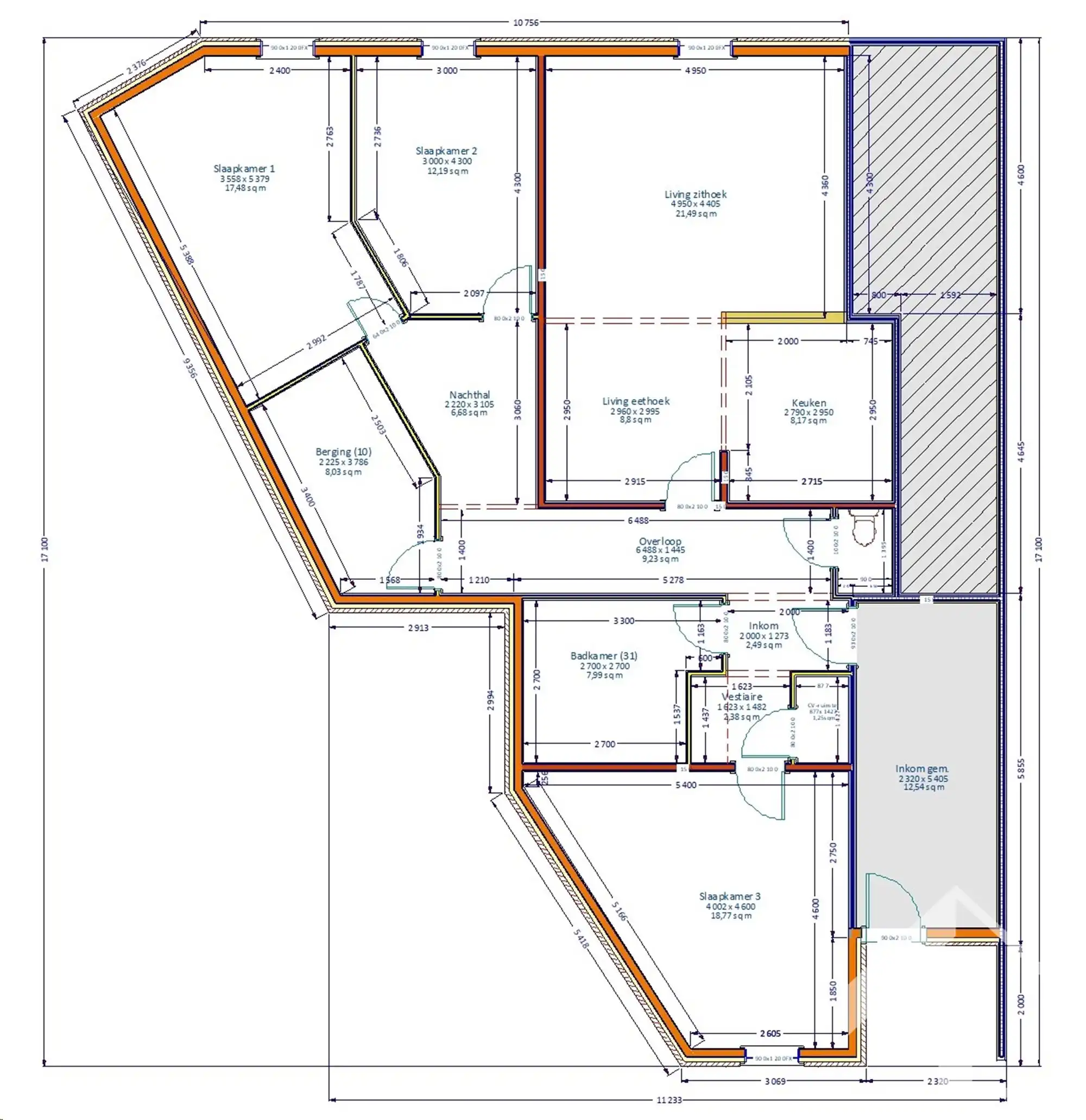 Groot instapklaar appartement van 140m2 met 3 slaapkamers foto 15