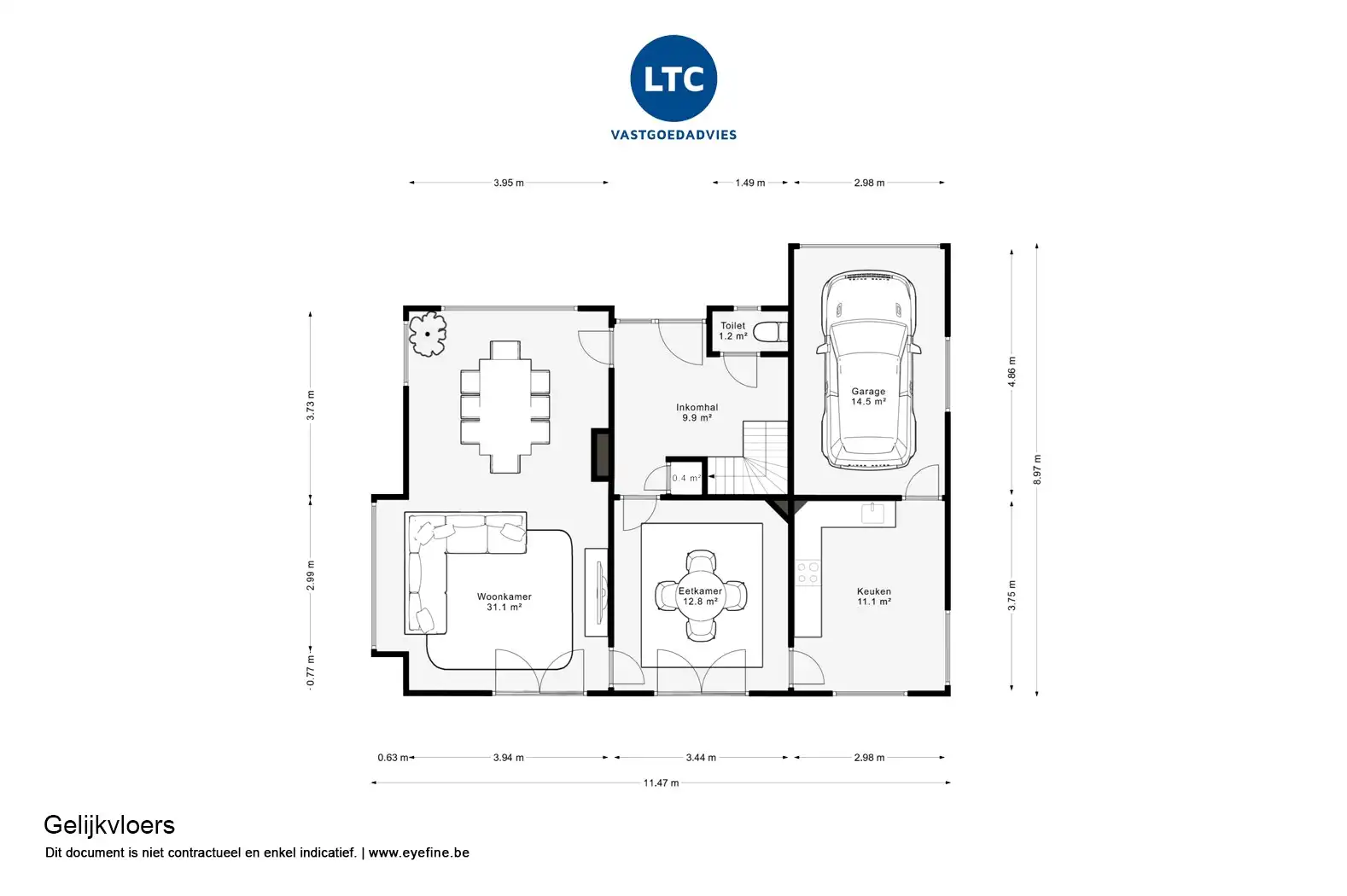 Te renoveren open bebouwing met veel ruimte en oppervlakte te Lubbeek foto 29