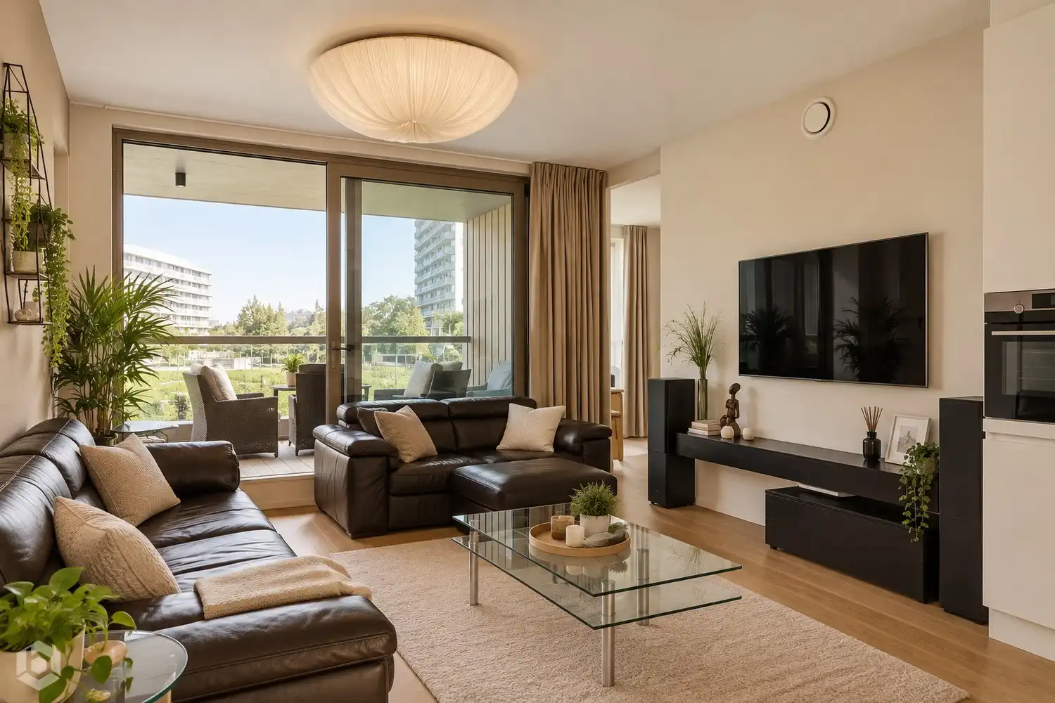 Uniek energiezuinig 3-slpk appartement met 2 bdkrs en 2 terrassen foto 3