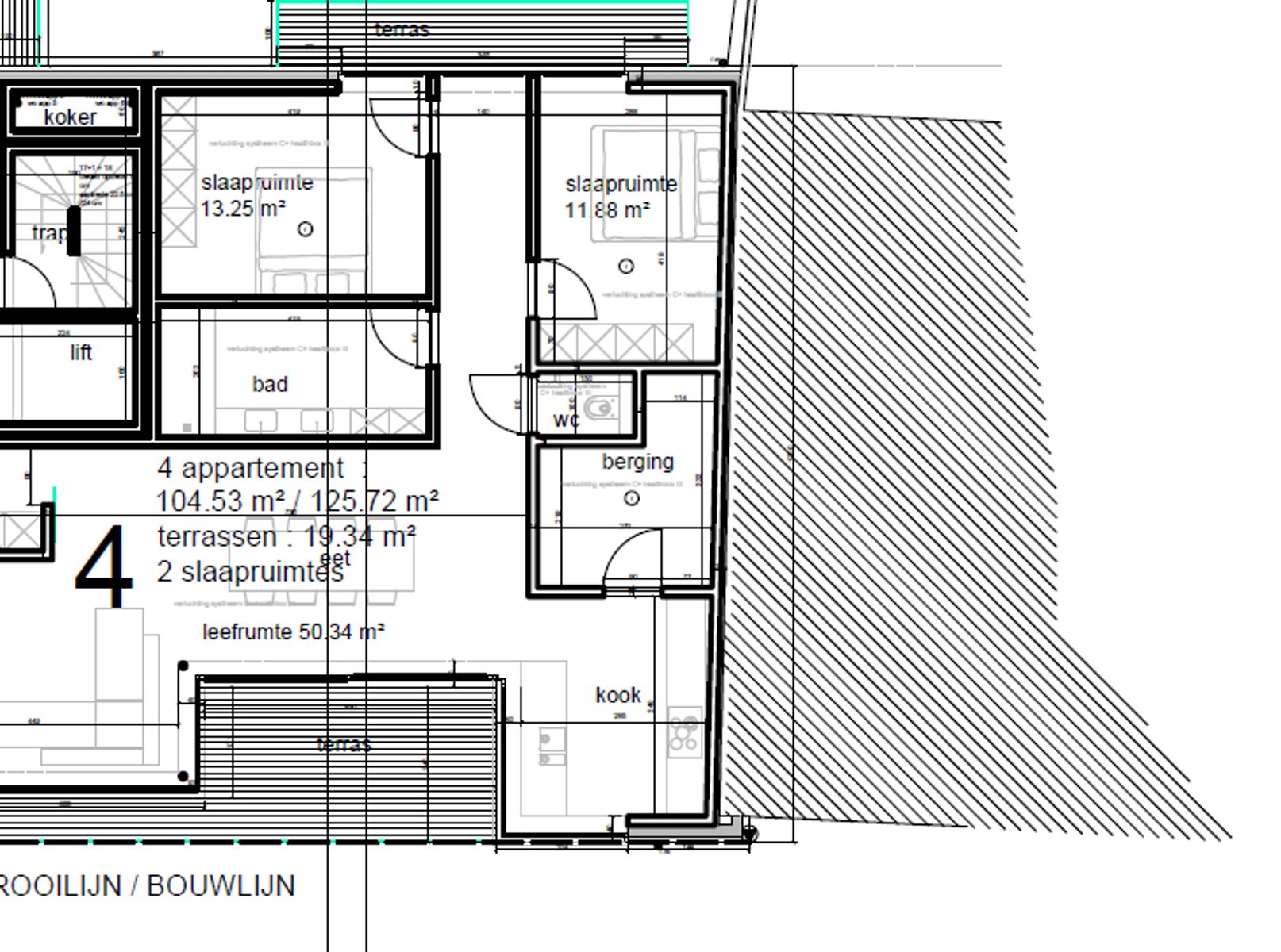 Nieuwbouwappartement met 2 slpks + terras foto 9