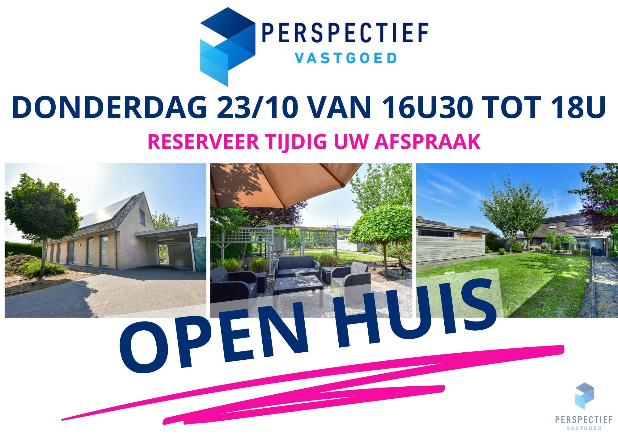 BEZOEKMOMENT DONDERDAG 23/10 VAN 16U30 TOT 18U | Energiezuinige gezinswoning met 4 slaapkamers en zonnige tuin in Maria-Aalter foto {{pictureIndex}}