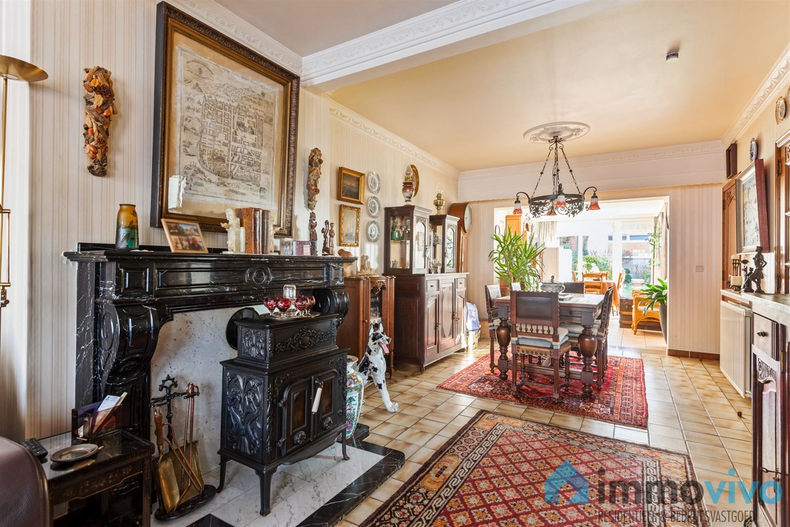 Ruime half-open bebouwing met 6 slpk's, tuin en 2 garageboxen foto 6