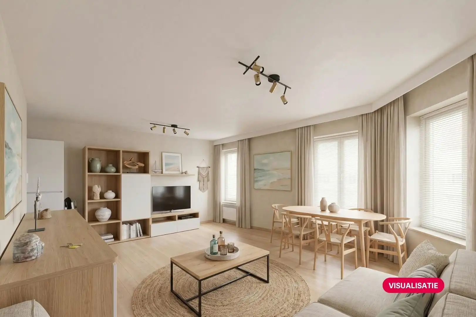 Gemeubileerde studio met slaaphoek te koop te Blankenberge foto 2