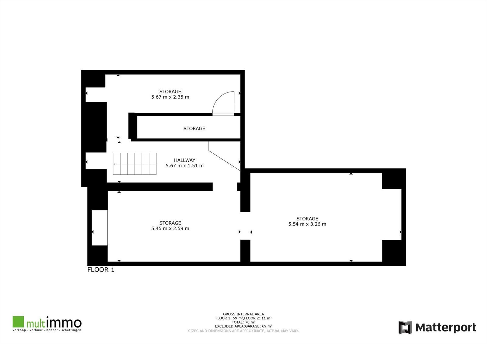 Atelier met volledig kelderverdiep en tuin/buitenruimte foto 8