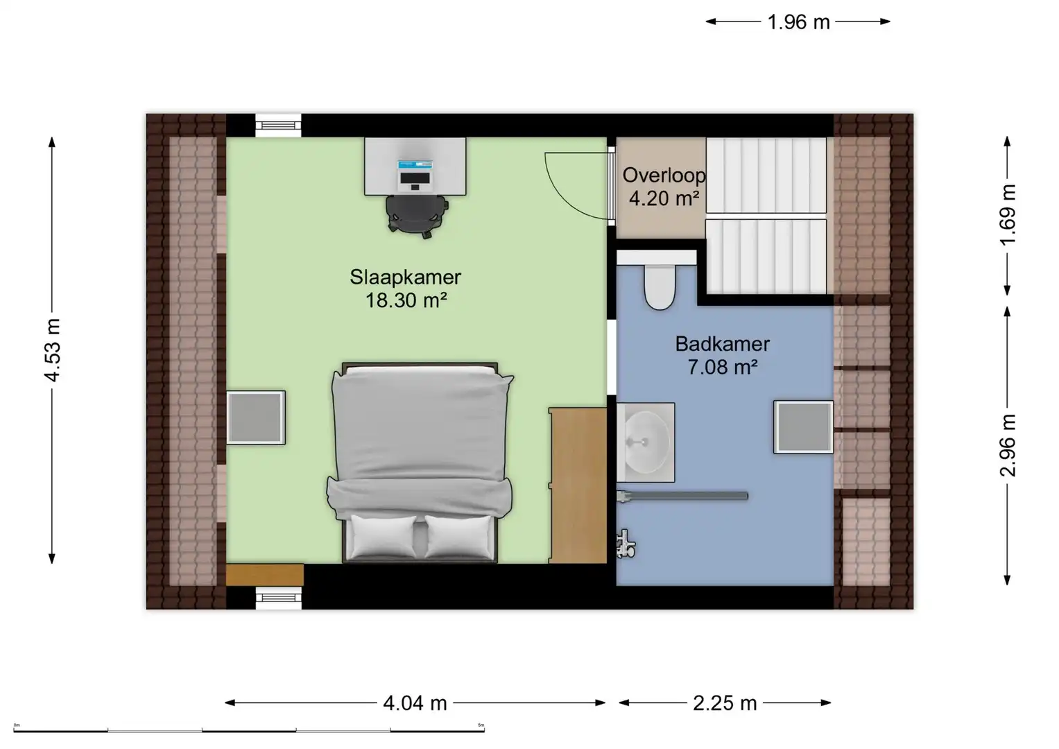 Woning met 3 slaapkamers en polyvalente voorruimte. foto 23