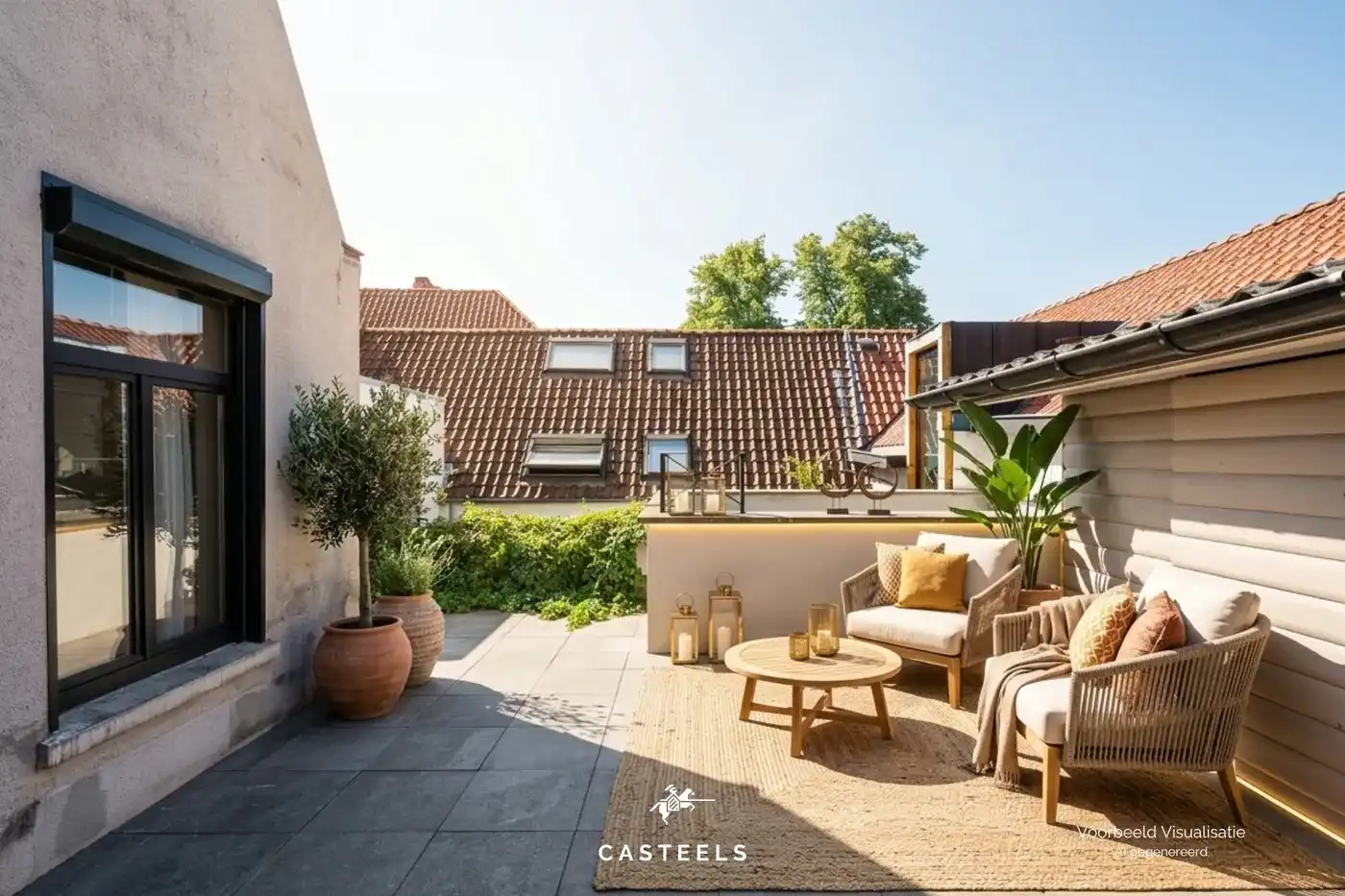 Ruime duplex met terras van 43 m² in hartje Brugge foto 27