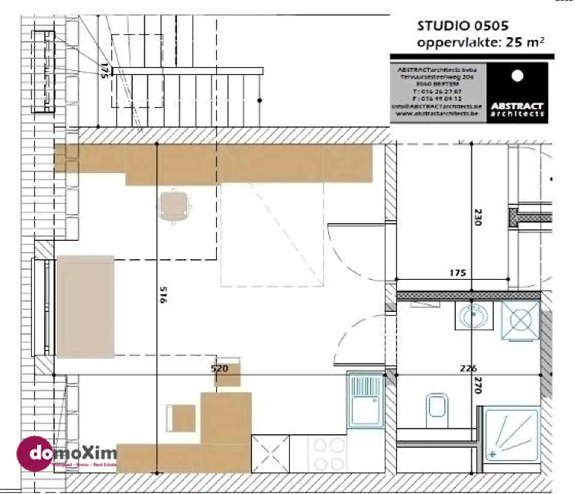 Moderne gemeubelde studio, geschikt voor één persoon, in het centrum van Leuven foto 7