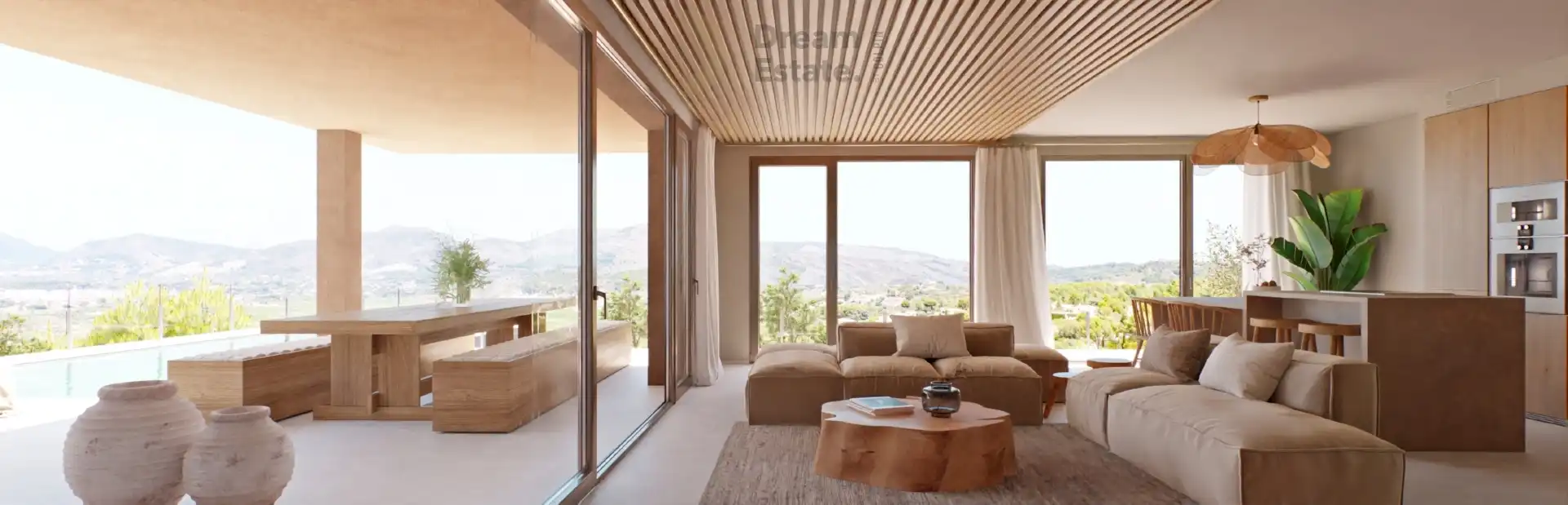 Moderne villa's geïntegreerd in de prachtige natuur van Lliber, Costa Blanca foto {{pictureIndex}}