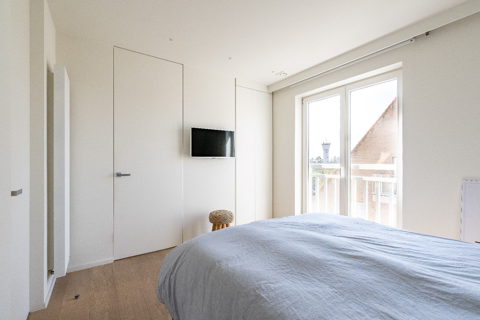 Recent en luxueus afgewerkte hoekpenthouse met adembenemend zicht over het Park58. Inpandige box te koop foto 13