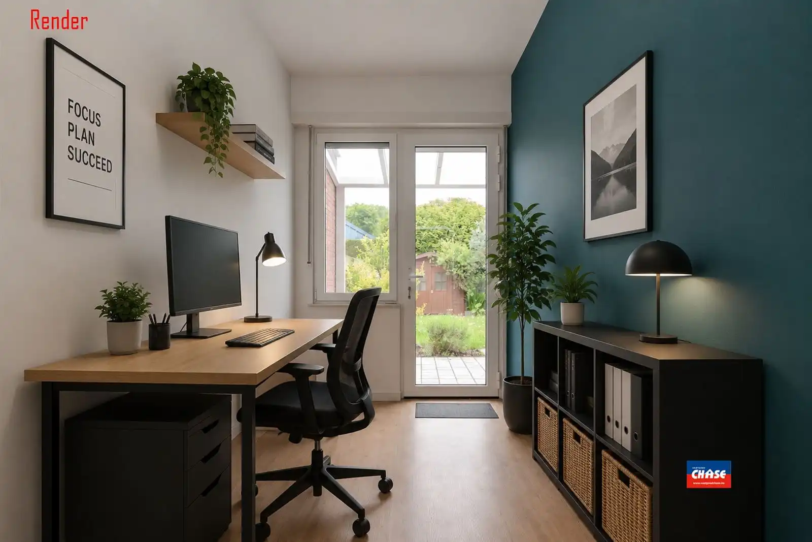 Bel-étage met 2 slaapkamers, garage en tuin foto 6