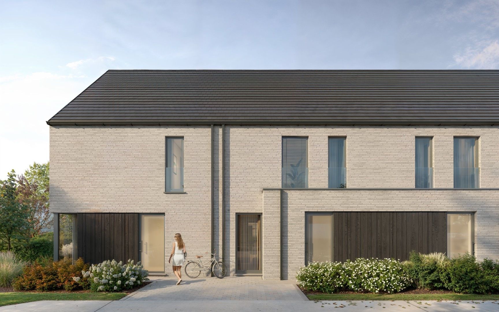 Prachtige halfopen nieuwbouw met zongerichte tuin & garage foto 5