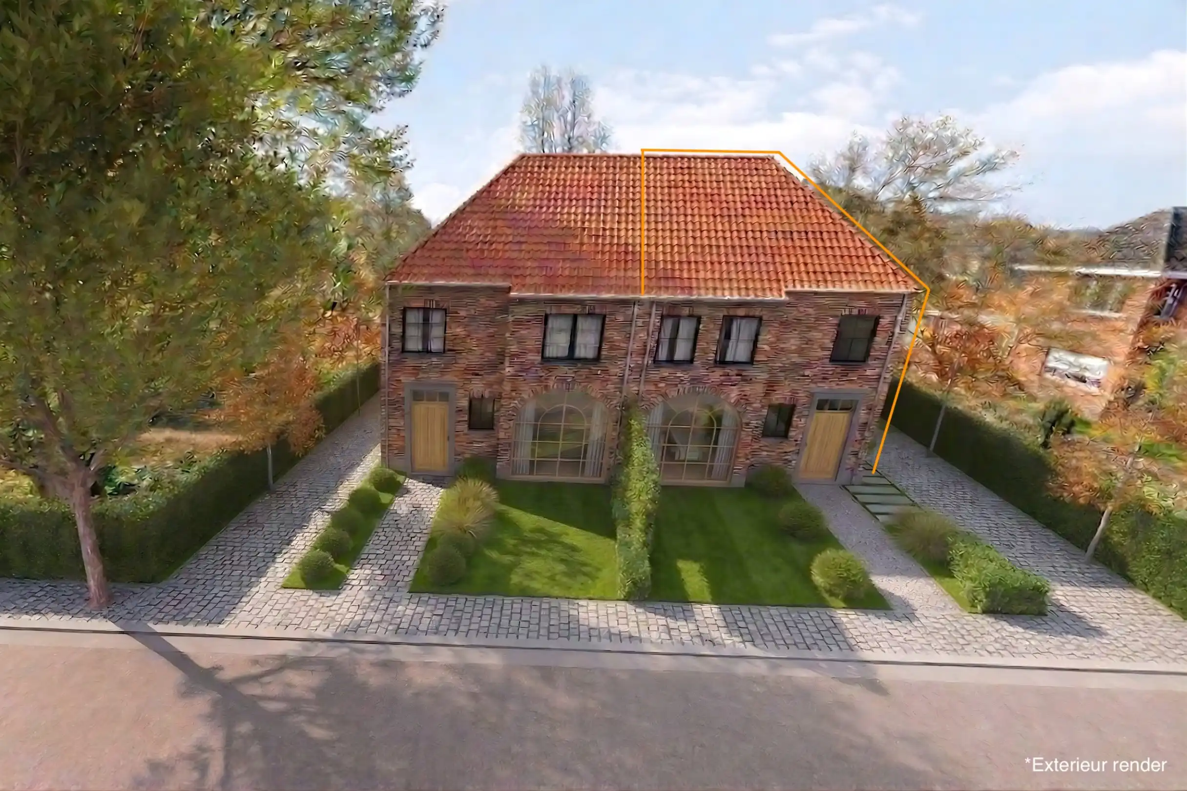 Bouwgrond voor halfopen bebouwing op 4a55 te Helchteren foto 6