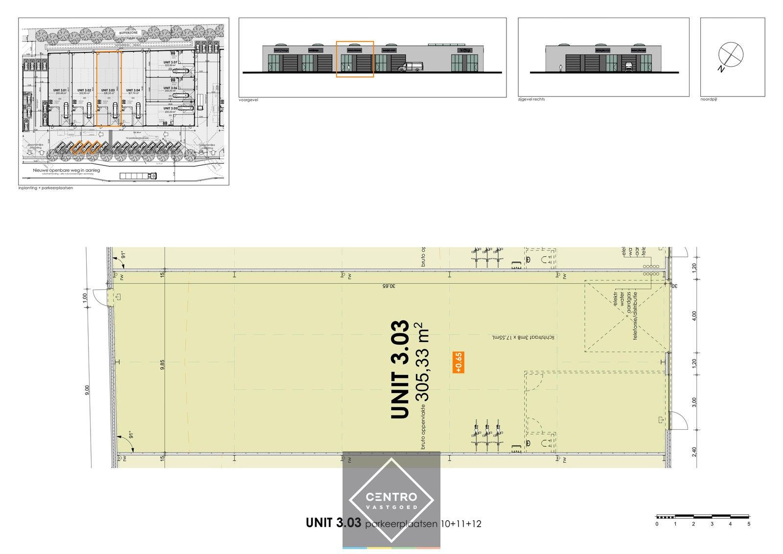 NB-magazijn van ±305m² mét 3 parkeerplaatsen en moderne glaspartij in driehoek TIELT-DEINZE-WAREGEM ! foto 7