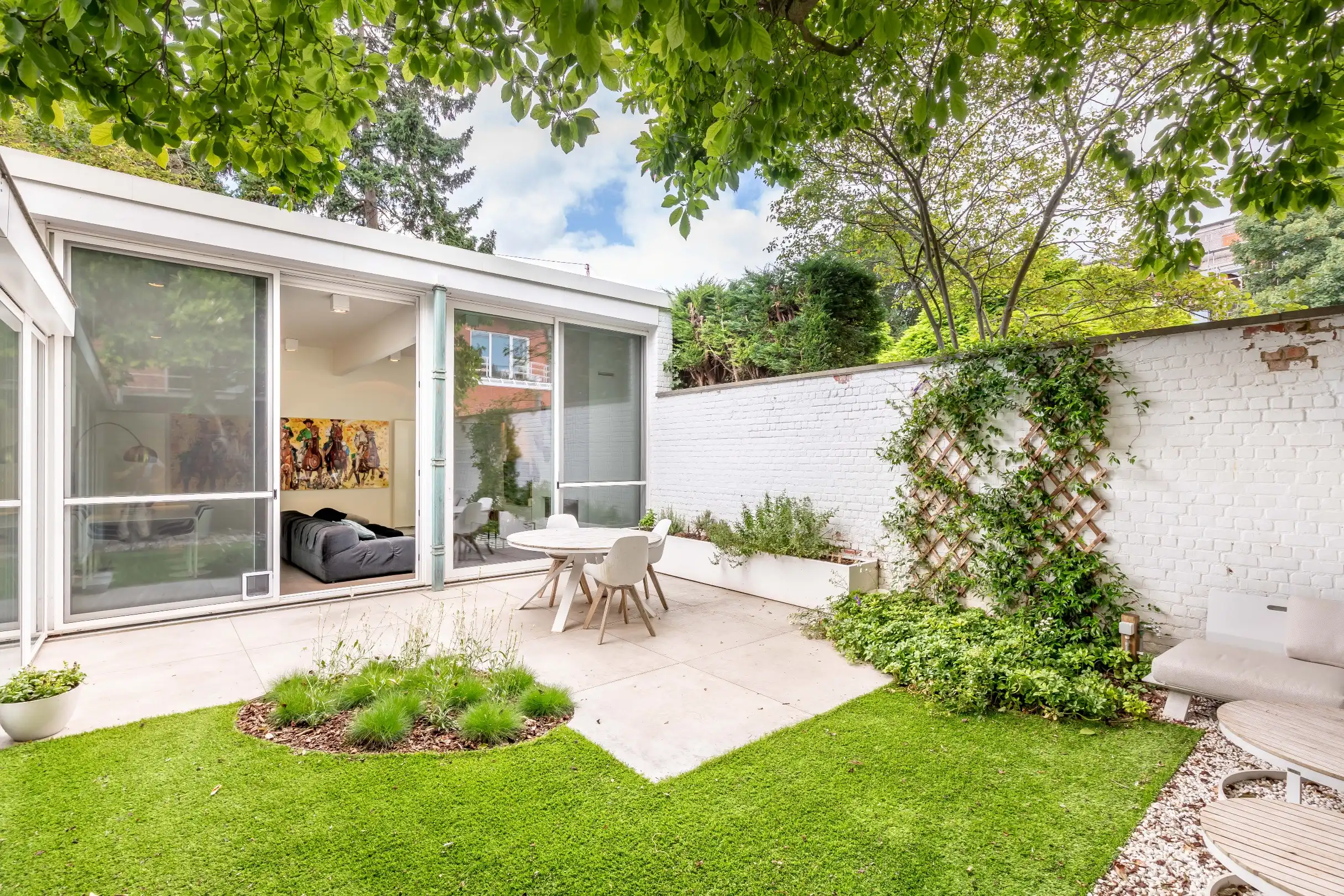 Exclusief gelijkvloers loft appartement met stadstuin in centrum Leuven foto 4