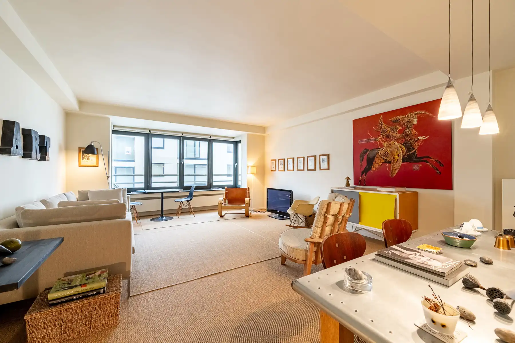 Elegant appartement met zijdelings zeezicht in het Zoute foto {{pictureIndex}}