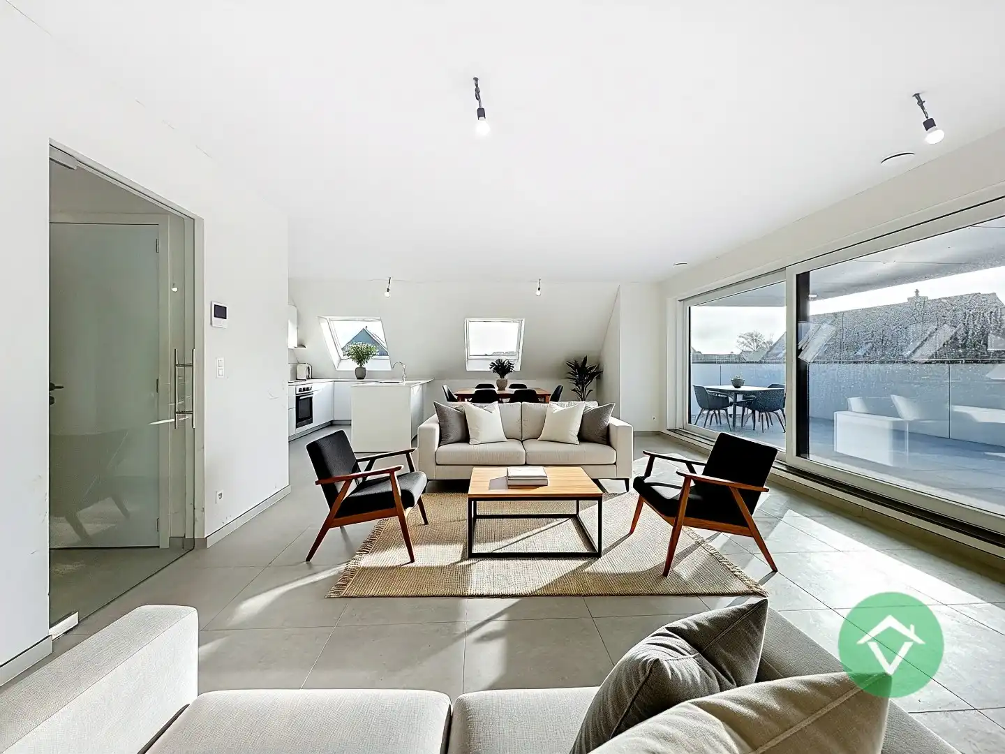 Nieuwbouwappartement met 2 slaapkamers en 1 terras in centrum Koekelare  foto 4