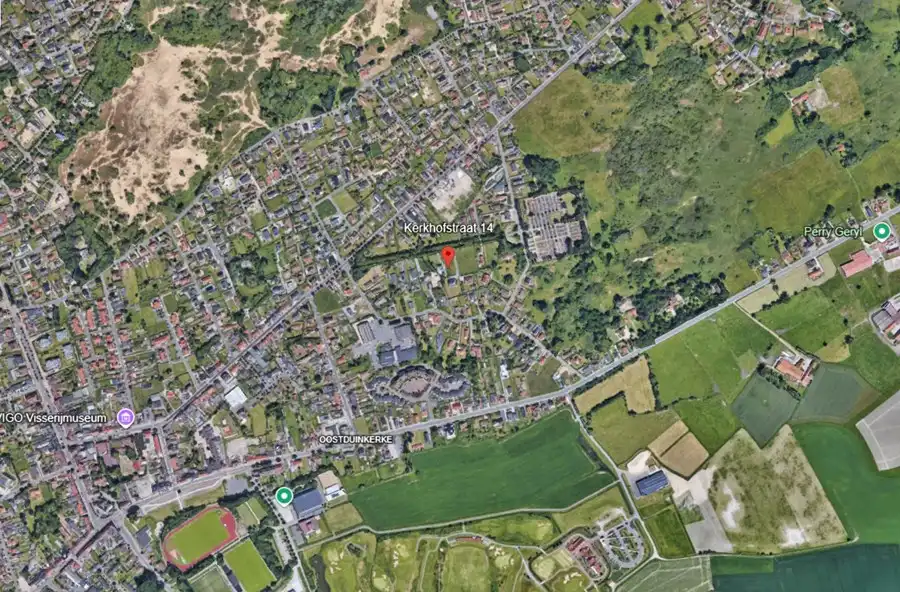 Ruim perceel van 1064 m² in residentiële wijk bestemd voor open bebouwing te Oostduinkerke (Koksijde). foto 2