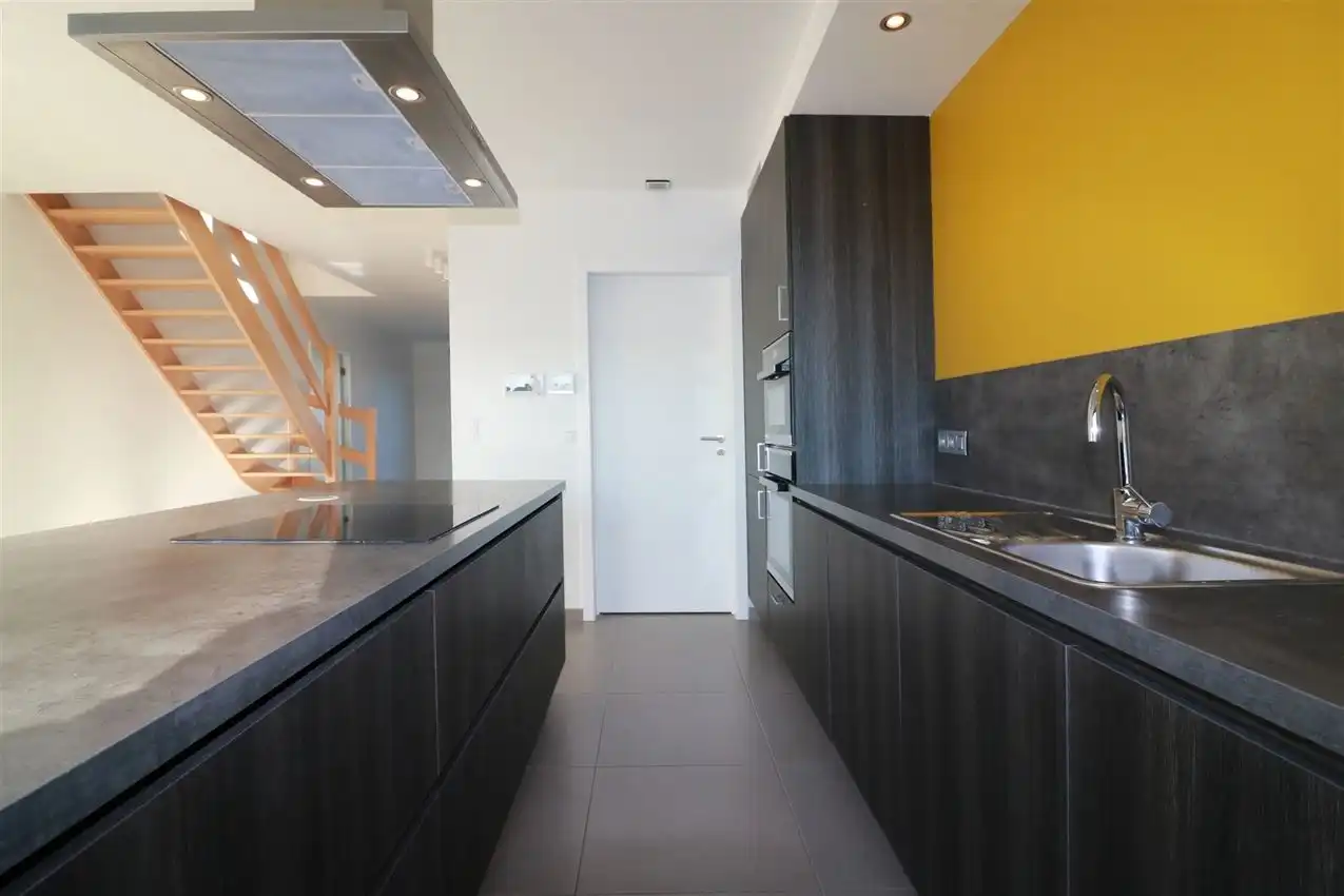 duplex met 2 grote slpk., zuidgericht terras, 2 parkings nabij centrum  foto 5