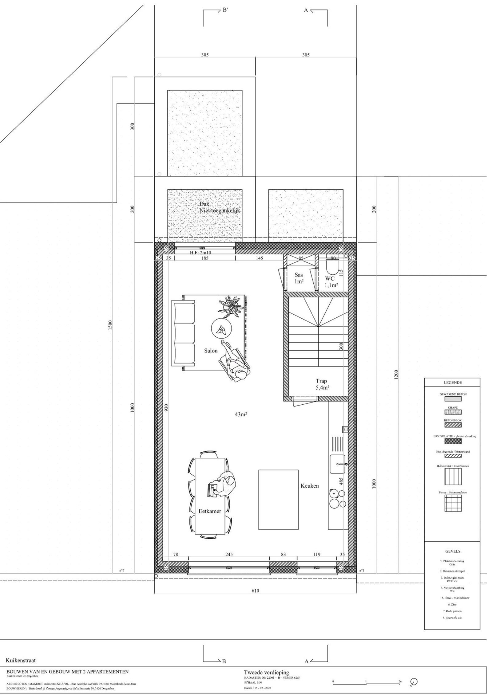 Duplex met 2 slaapkamers en staanplaats foto 3