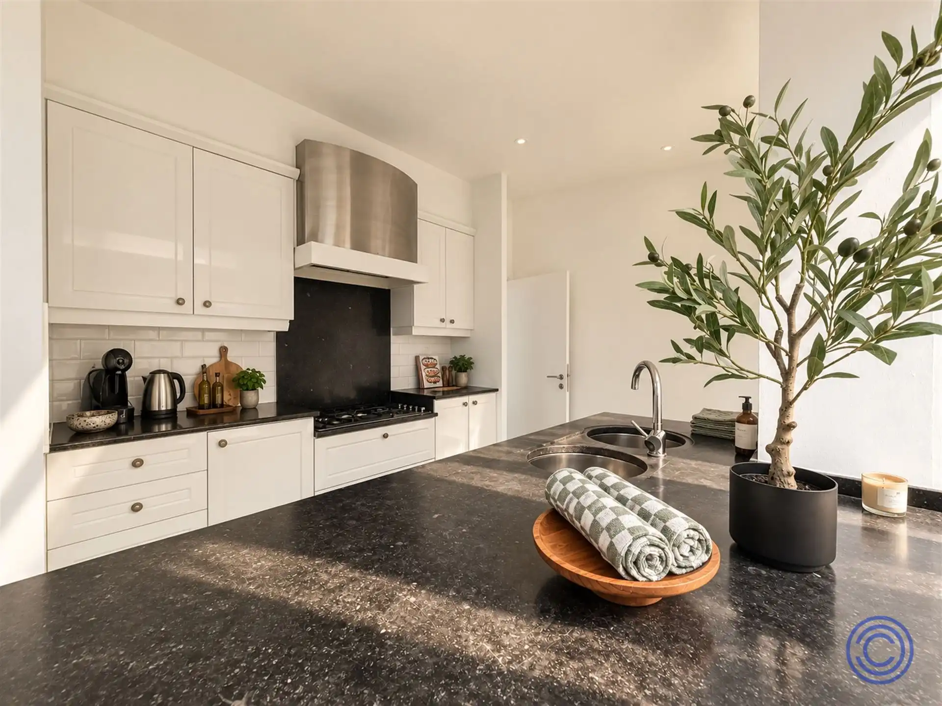 Uitzonderlijk ruim 3-slaapkamerappartement met tuin en dubbele garage foto 5