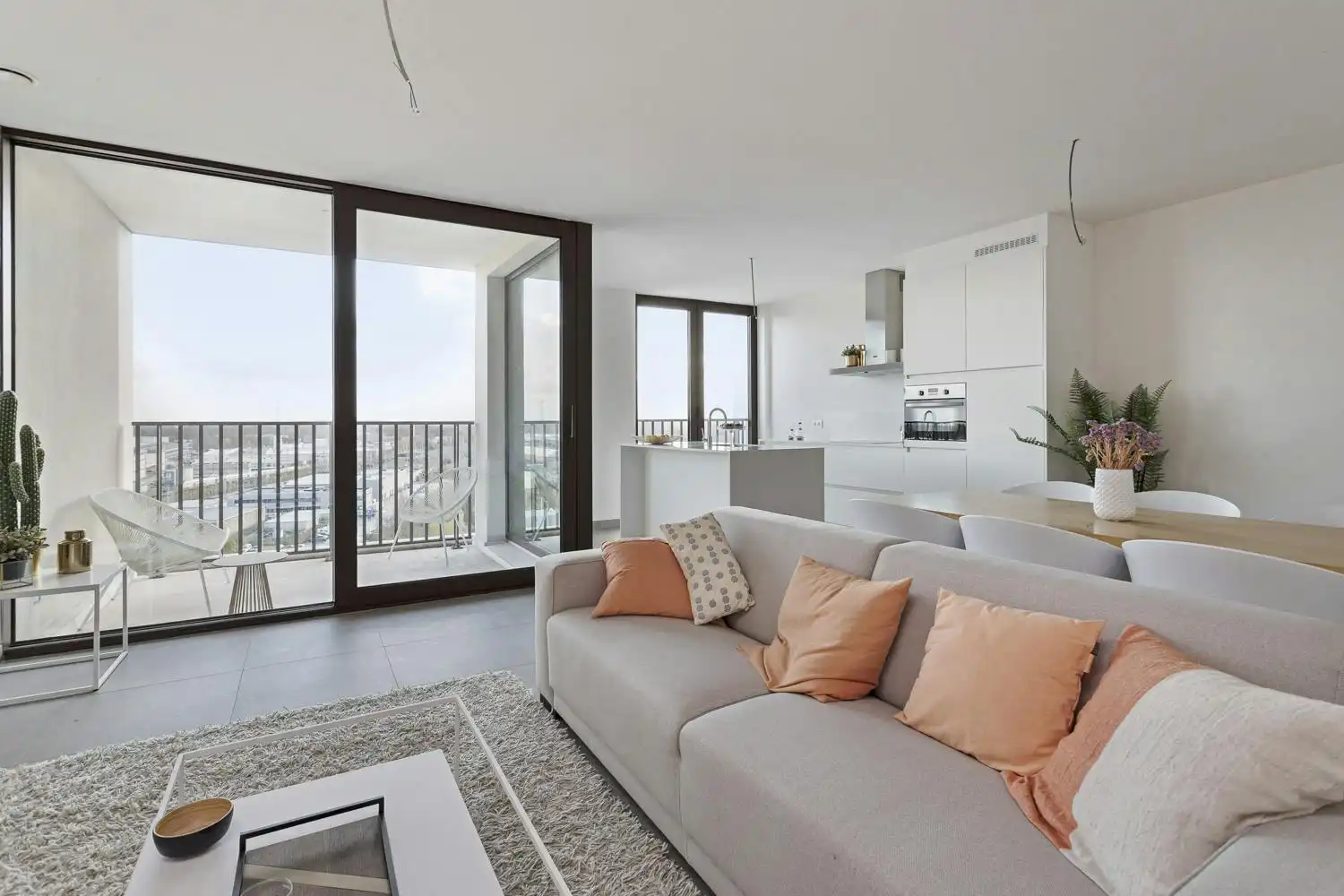 Nieuwbouw met 2 slaapkamers en zuid-gericht terras te Brugge foto 2