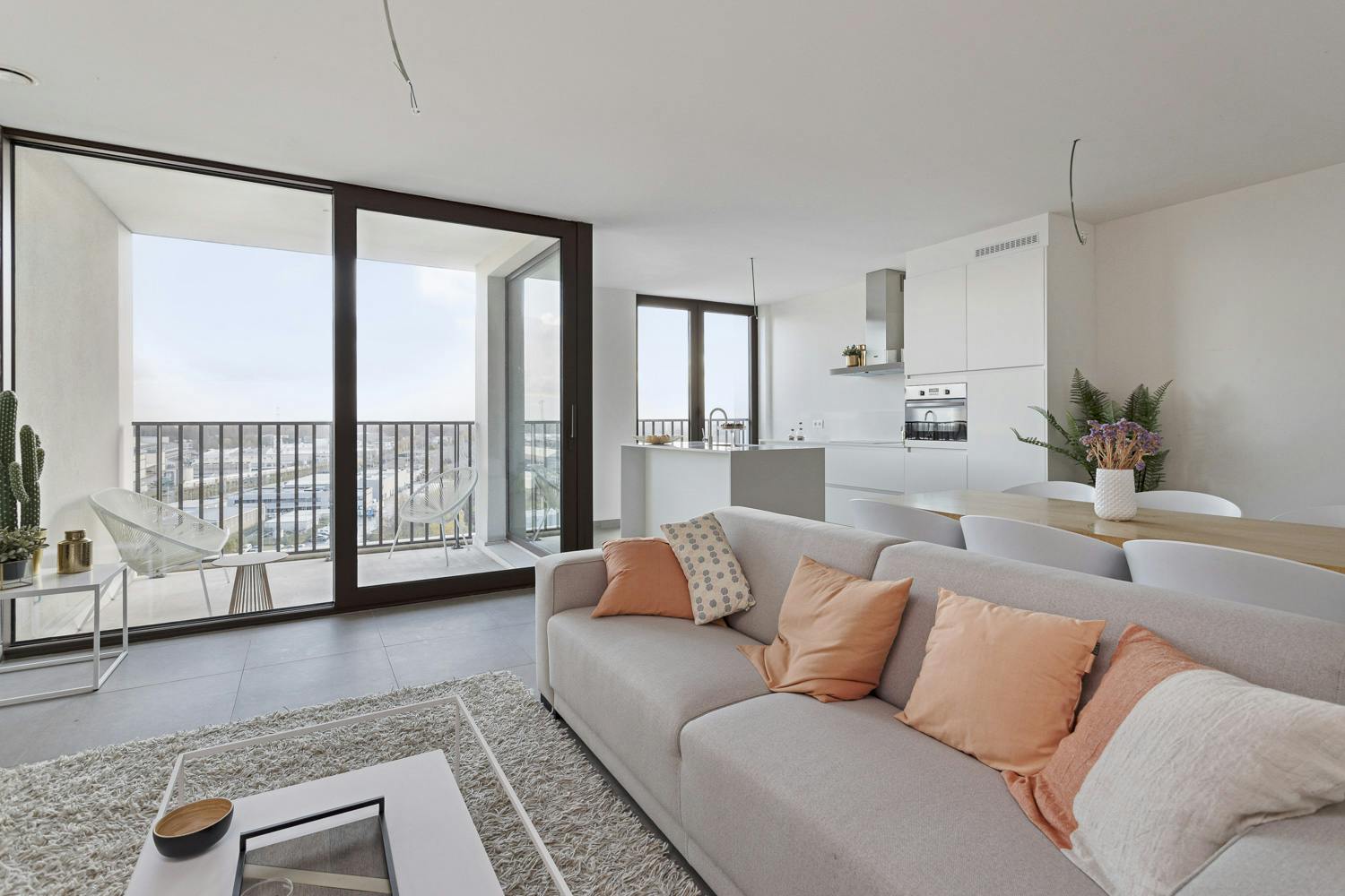 Nieuwbouw met 2 slaapkamers en zuid-gericht terras te Brugge foto 2