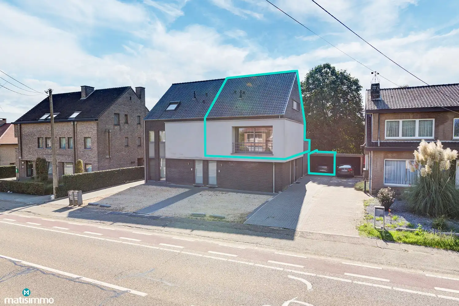DUPLEXAPPARTEMENT MET 2 SLAAPKAMERS, 1 CARPORT, 1 AUTOSTAANPLAATS, TERRAS, AIRCO EN ZONNEPANELEN TE GROTE-SPOUWEN foto 19