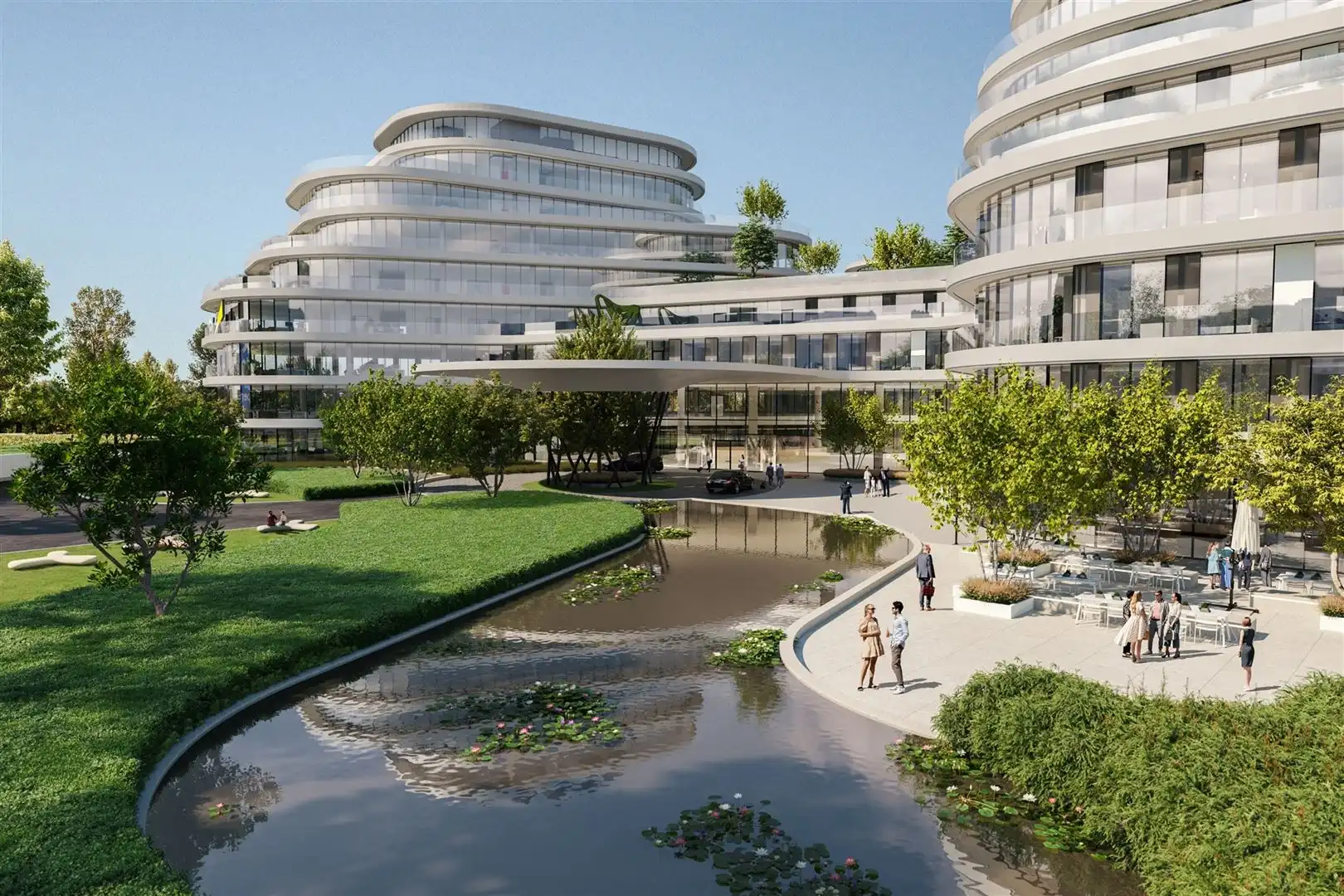 THE WINGS: niewbouwkantoren vanaf 1.000m² langsheen de E40 ring. foto {{pictureIndex}}