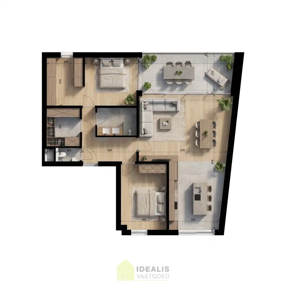 Prachtig comfortabel doorzon appartement gelegen op de eerste verdieping met overdekt ruim terras op de avondzon georiënteerd foto 17