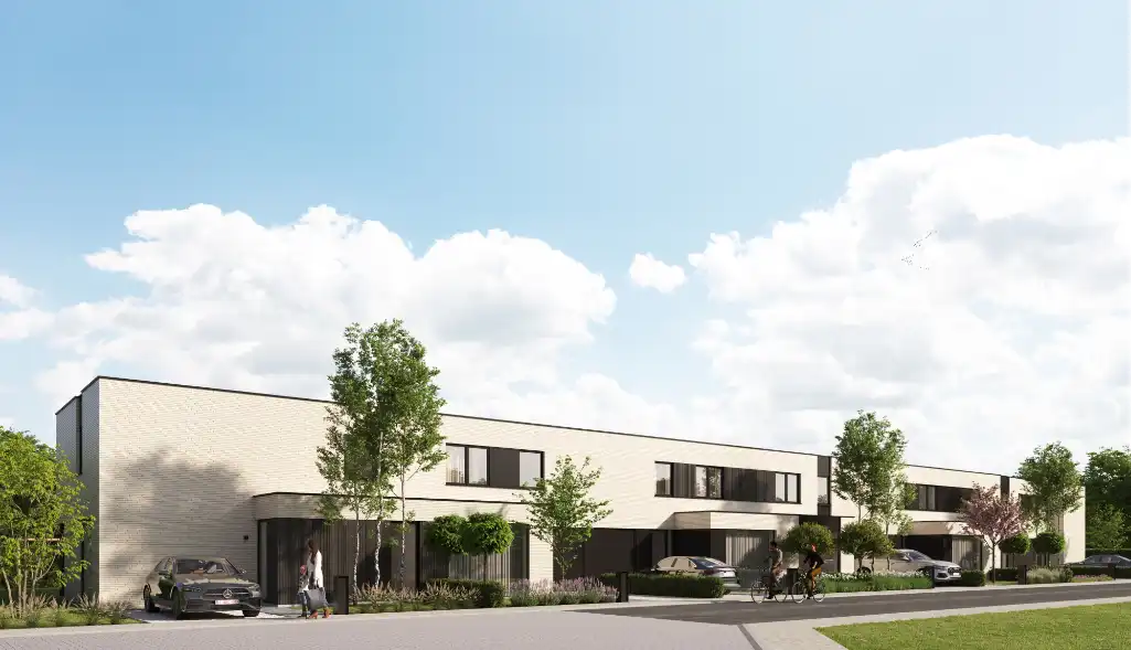 Moderne nieuw te bouwen half open bebouwing foto 4