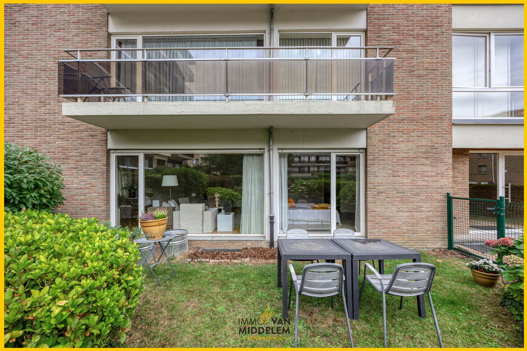GELIJKVLOERS APPARTEMENT MET 2 KAMERS, TUIN EN GARAGE foto 13