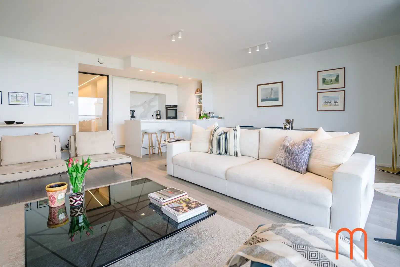 Appartement te huur met zeezicht in Oostende – Residentie One Baelskaai foto 2