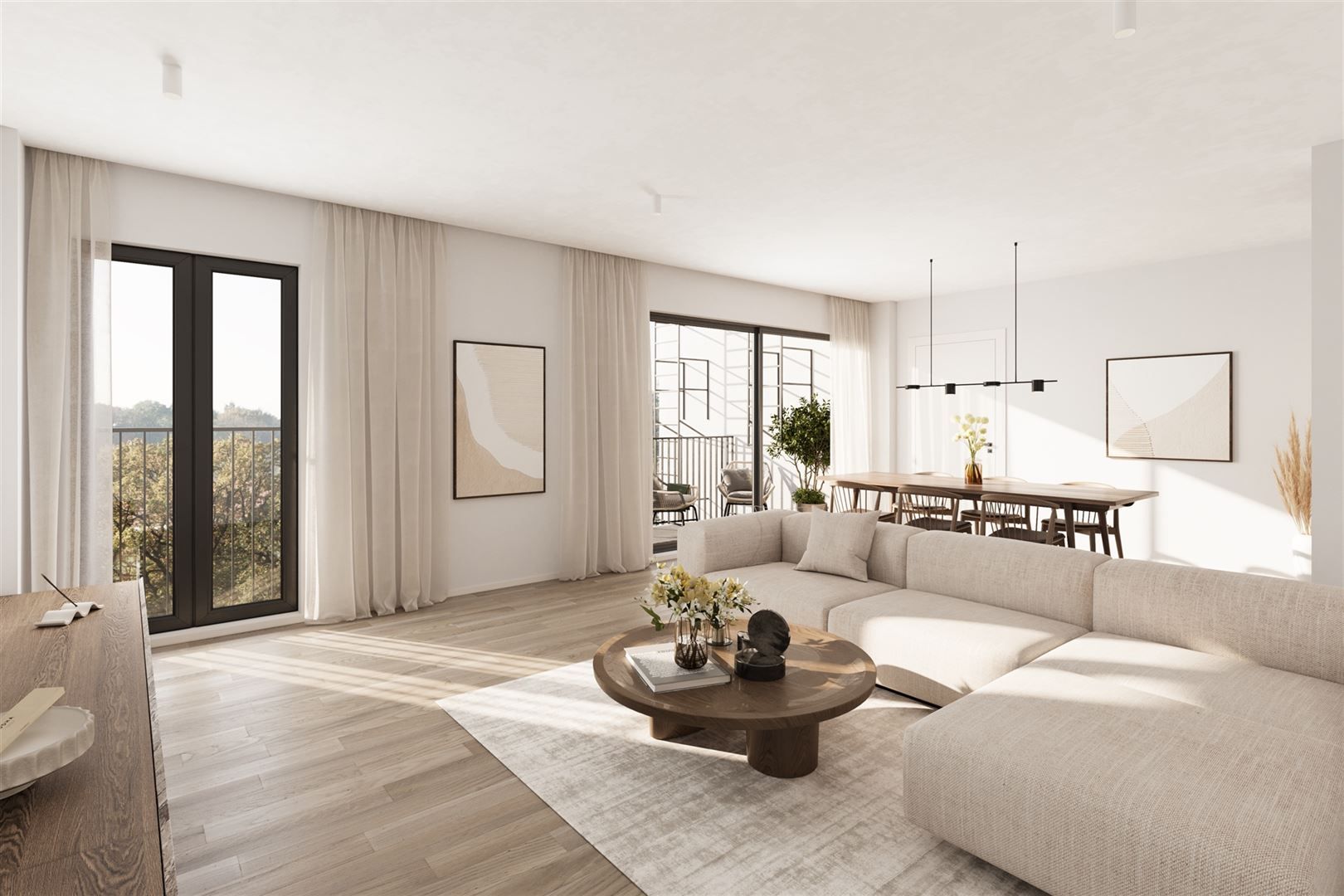 Nieuwbouwappartement op toplocatie met 2 slaapkamers en terras foto {{pictureIndex}}