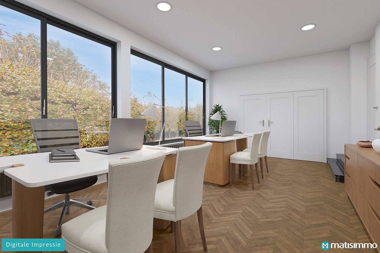 ZEER RUIME GELIJKVLOERSE WONING MET VEEL POTENTIEEL OP PERCEEL VAN 20A 91CA NABIJ SENTOWER PARK TE OUDSBERGEN foto 5