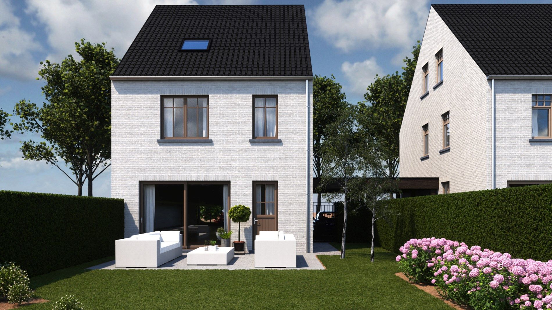 Vier nieuwbouwwoningen met 5 slaapkamers in Elen foto 11