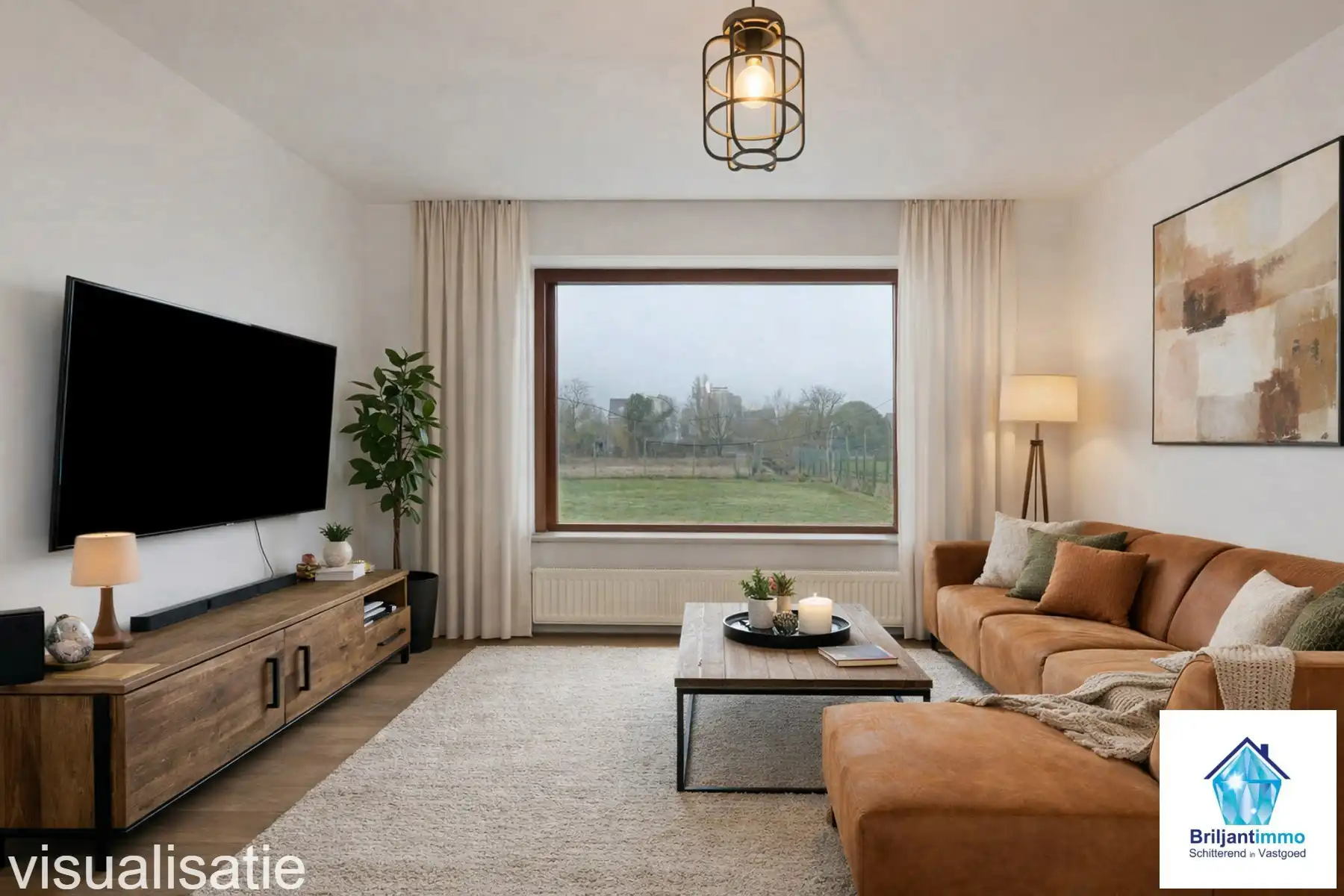 Open bebouwing met 3 slp, garage en tuin in rustige buurt foto 2