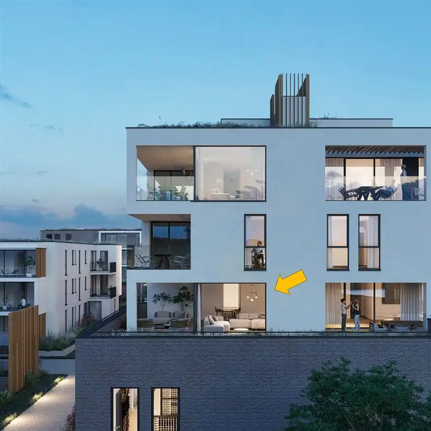 42m² leefruimte, zuidterras van 26m², slpk. 16m² foto 4