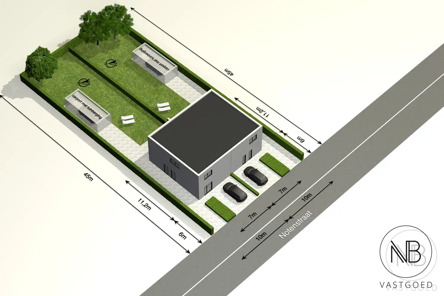 Bouwgrond met vergunning voor tweewoonst! foto 7