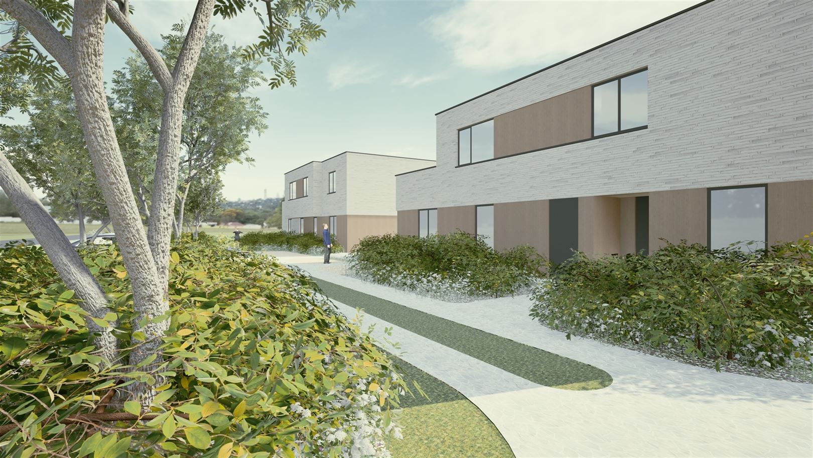 Nieuwbouw duowoningen met carport, terras of tuin foto {{pictureIndex}}