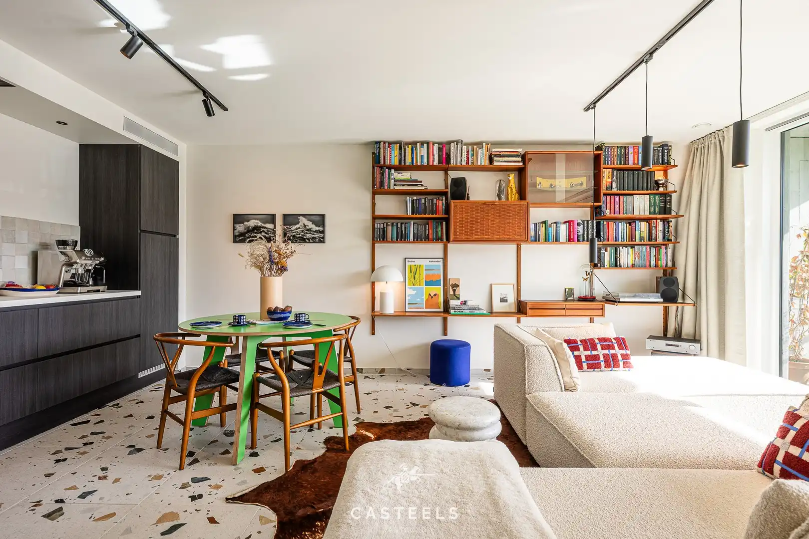 Wonen aan de Leie in een recent nieuwbouwappt met ruim terras foto 2