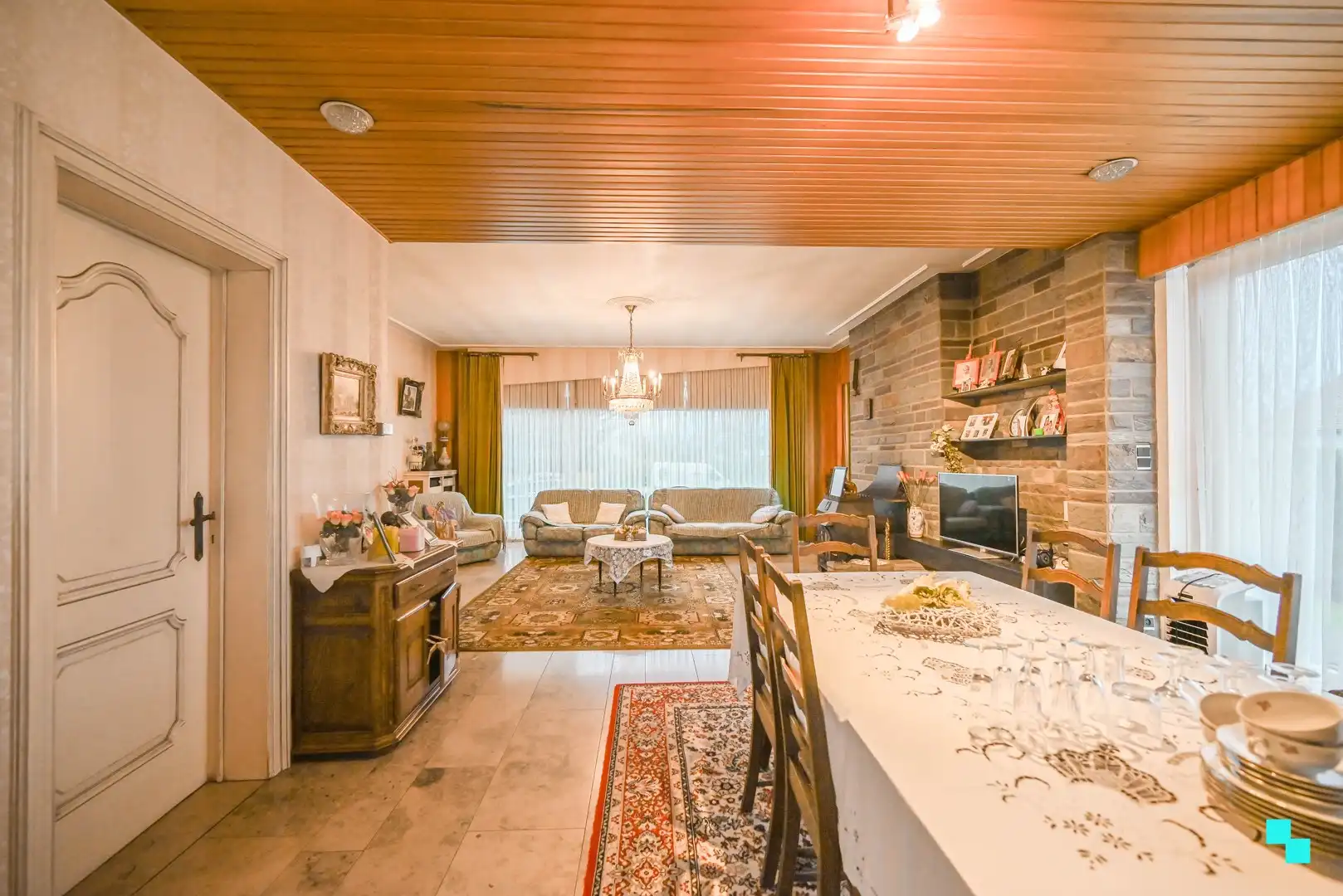 Statige gelijkvloerse villa in Waregem foto 14