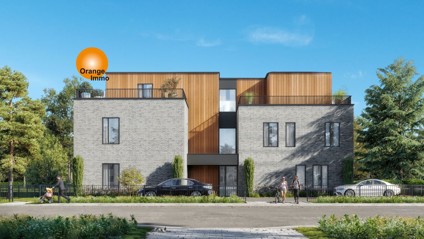 Luxe gelijkvloers appartement van 103m² met zonnig terras 23m² en tuin 199m² gelegen in het centrum van Maasmechelen.  foto {{pictureIndex}}