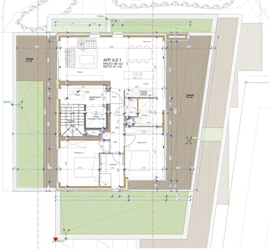 Penthouse met 58m2 terrassen! foto 4