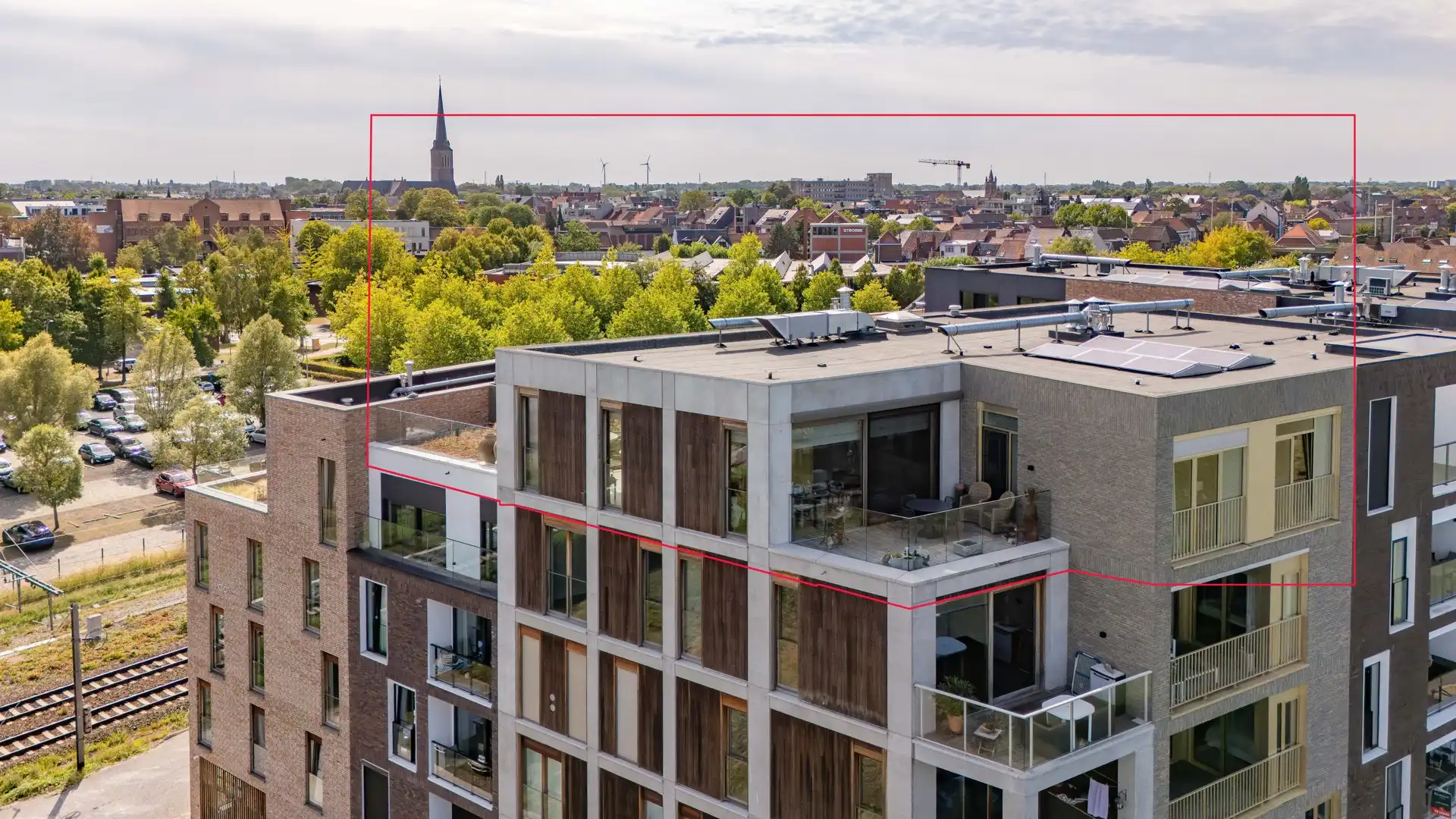 Prachtig penthouse met 3 slaapkamers en adembenemend uitzicht in Izegem foto 7