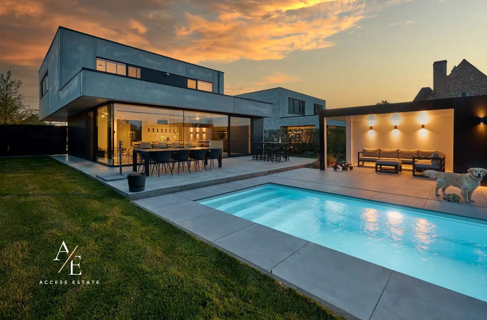 OOSTERZELE - Strakke designvilla met zwembad uit 2020! foto 22