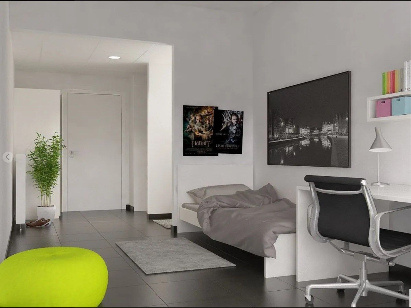 Studentenkamer met badkamer foto {{pictureIndex}}